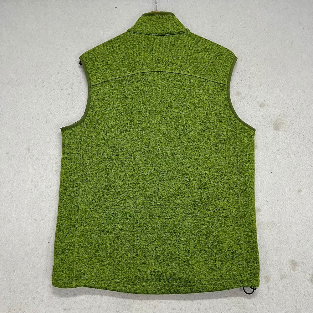 Orvis Mens Sweater Fleece Vest Green Full Zip Outdoor Fly Fishing Hiking Large - Picture 3 of 10